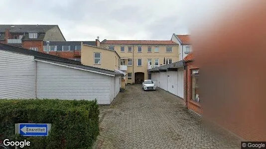 Erhvervslokaler til leje i Brønderslev - Foto fra Google Street View