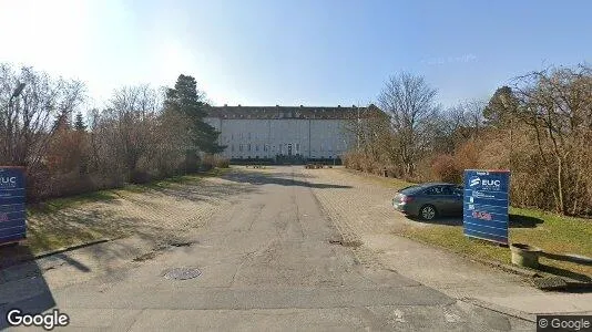 Erhvervslokaler til leje i Haslev - Foto fra Google Street View